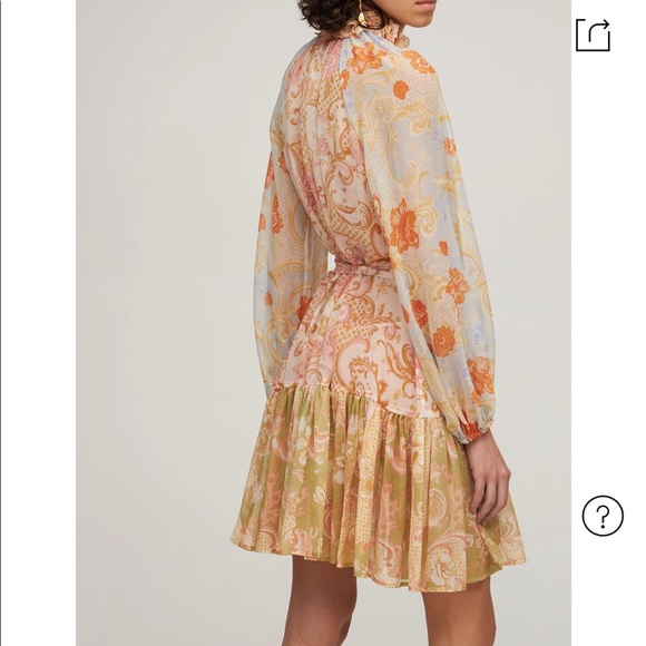 $895 Mixed Swirl Floral Postcard Lantern size 1 - Picture 3 of 6